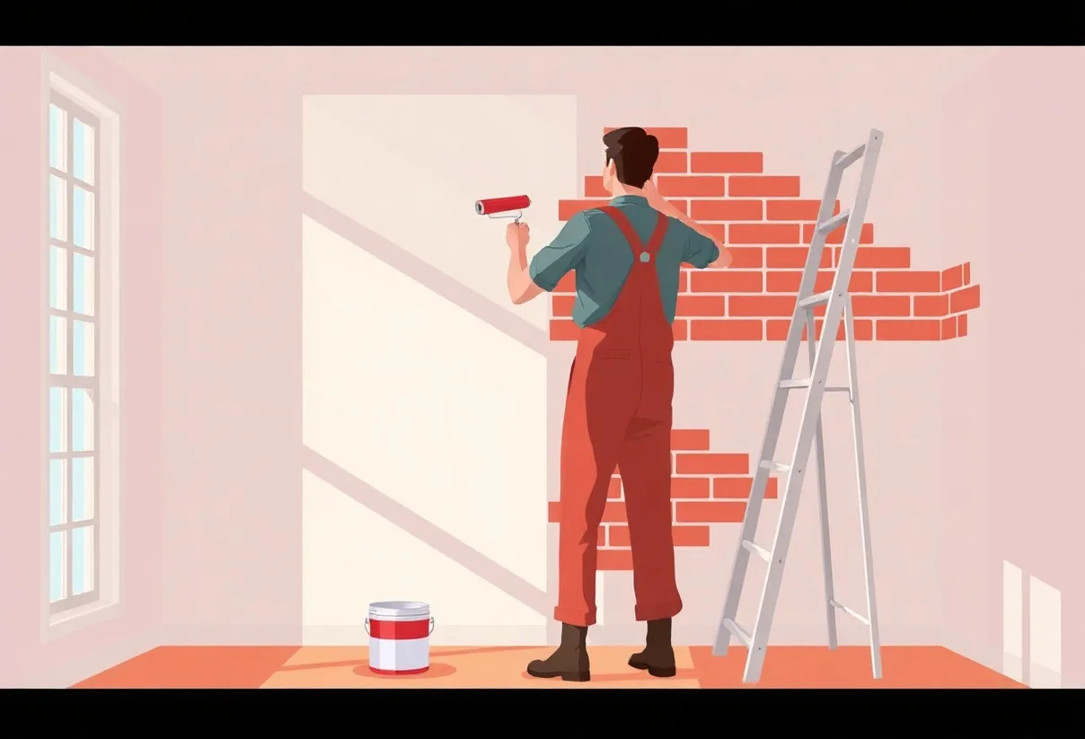 Peintre Saint-Avold 57500 en intervention sur un chantier